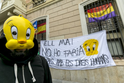 Manifestació a Sabadell per la vaga general del 8-N 